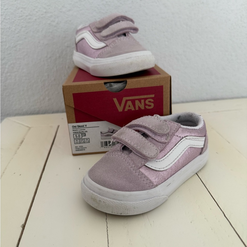 Vans Kids Shoes - Pink and White